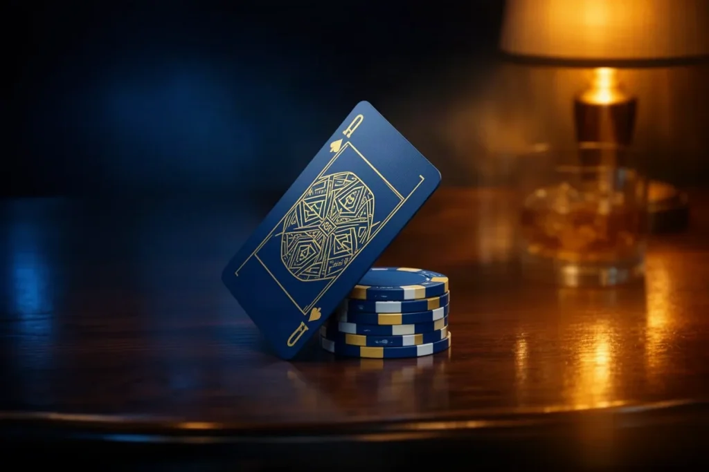 Ảnh minh hoạ quân bài dựng nghiêng cho mục hỏi đáp game bài 33WIN